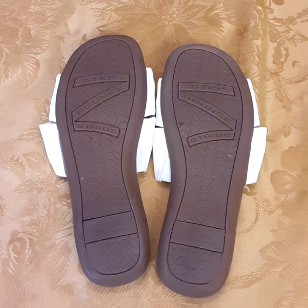 LIFE STRIDE Soft white EDEN KOBE Sandal shie Size 7.5 Women's Color White - Picture 9 of 15